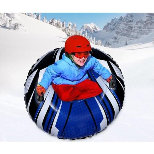 Winter Inflatable Ski Circle With Handle Durable Children Adult Snow Tube Skiing Thickened Floated Sled Outdoor Snow Toy #T2G
