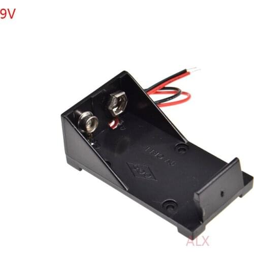 1PCS 9V battery holder with wire leads battery case Storage Box for arduino