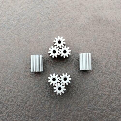 10pcs Powder Metallurgy 0.6 Module 10 Teeth 2.23*7.2*10.3mm Diy Metal Small Motor Gear