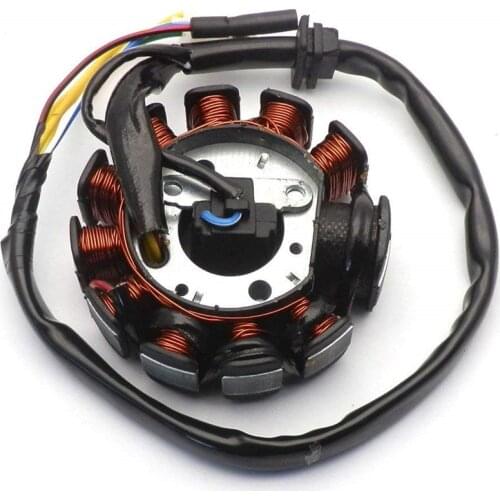 125cc 150cc 11 coil Magneto Alternator Stator for GY6 Scooter Moped ATV Go Kart Quads 152QMI 157QMJ Engine (4+2)