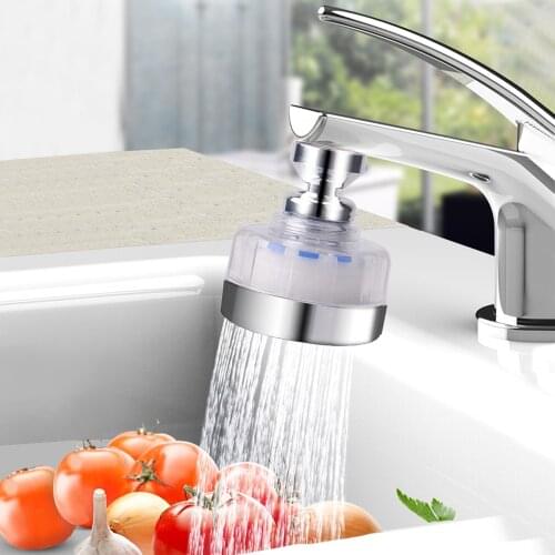 360 Degree Rotation Faucet Stainless Steel Stream Sprayer Connector Splash Proof Filter Tap Kitchen Sink Household Accessories