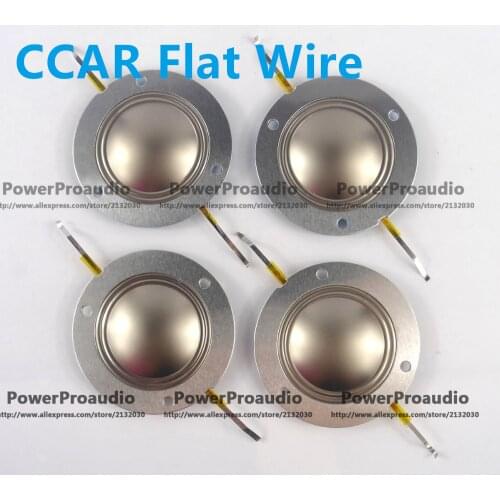 4pcs 34.5mm 34.4mm Replacement diaphragm voice coil 8 ohm For Peavey RX14 ,14XT Horn Tweeter 8Ohm FLat Wire