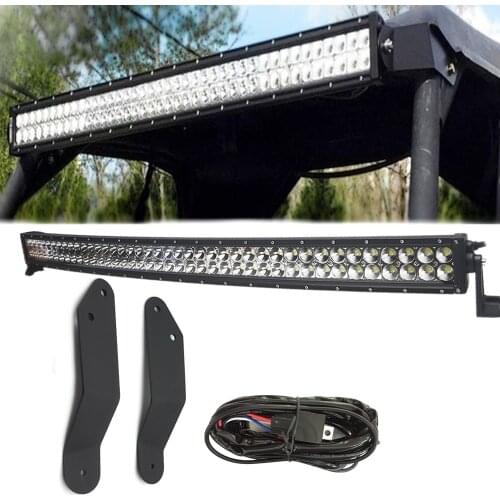 ATV UTV Accessories For 2014-2019 Can-Am Commander 1000 800 Models 42Inch 240W Led Work Light Bar With Mounting Holder Combo