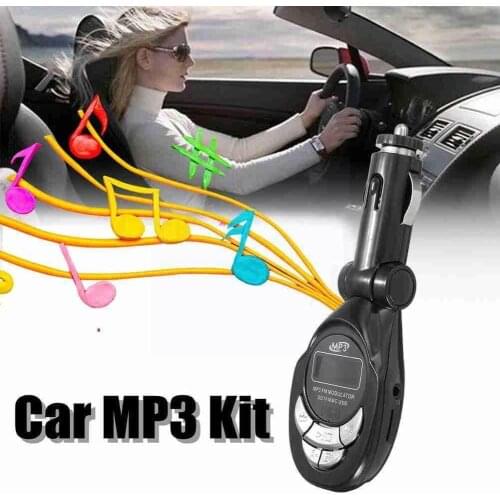 Car USB Adapter Kit Wireless Bluetooth FM Transmitter Audio Color Black 3.5mm Interface Hands-free Player MP3 Support H8O4