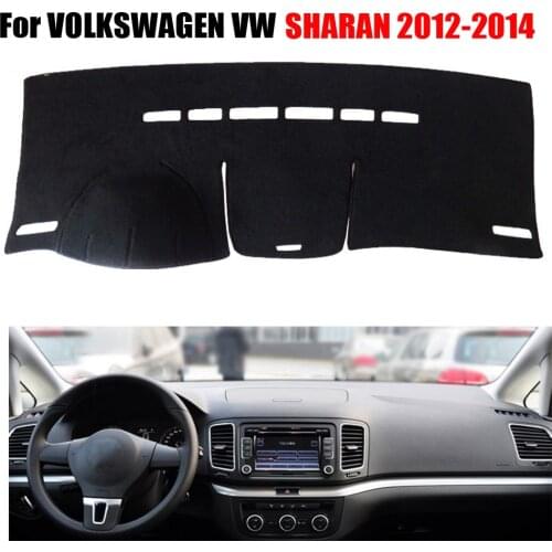 Car dashboard covers mat For VOLKSWAGEN VW SHARAN 2012 to 2014 left hand drives dashmat car Instrument platform accessories