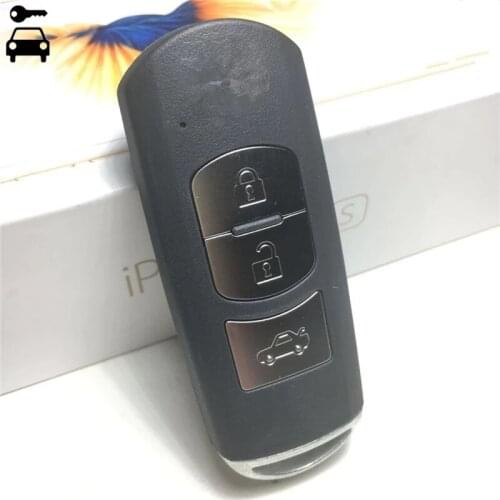 For Mazda M6 Atenza Car Intelligent Remote Key 3 Buttons Car Keyless Go Smart Remote Key 433mhz with ID49 Chip SKE13E-01
