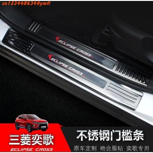 For Mitsubishi Eclipse Cross 2018 2019 High-quality Stainless Steel Plate Door Sill Welcome Pedal Car Styling Accessories