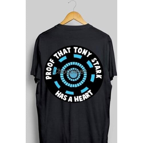 Proof That Tony Stark Has A Heart shirt