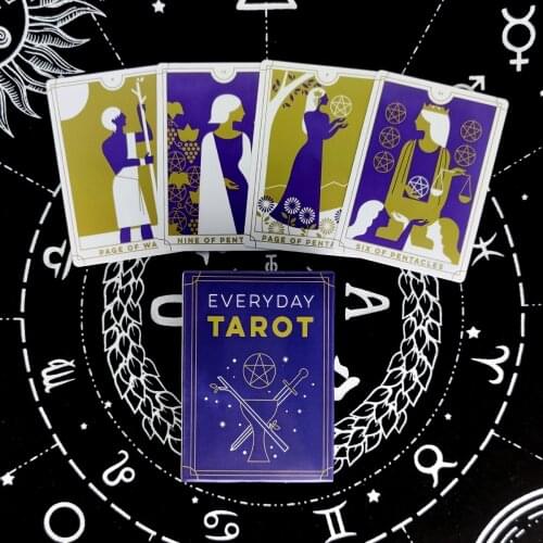 Everyday Tarot Cards Divination Deck Entertainment Party Board Game Support Drop Shipping 78 Pcs/Box