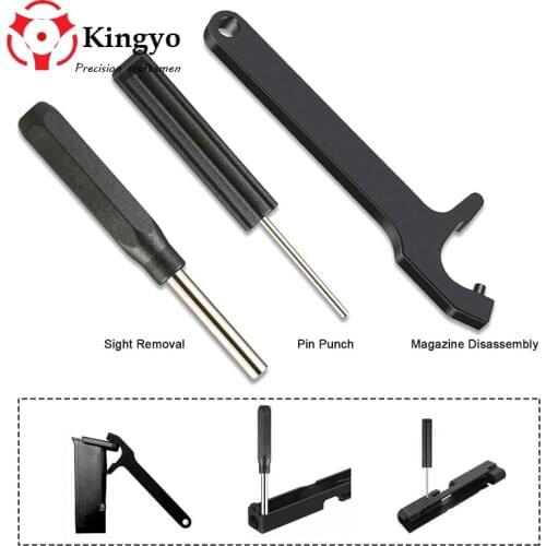Glock Magazine Plate Disassembly Removal Tool Kits Front Sight Tool Takedown Punch Disassembly Tool Kit Glock Accessories