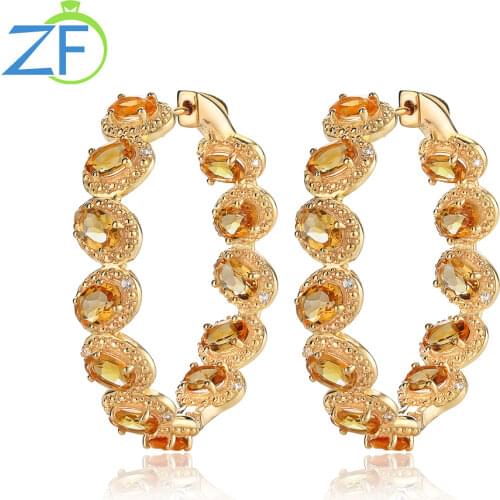 GZ ZONGFA Earrings With Stones