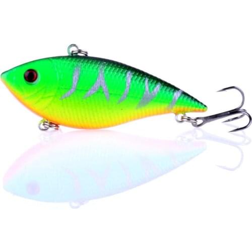 Artificial Bait 1pcs 7cm 11g Hard VIB Lures Fishing Bait Treble Hooks Sinking Crankbait Fishing Tackle