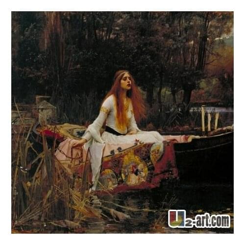 Wholesale Canvas Prints Pre Raphaelite beautiful lady oil painting fine art printed for living room Dd-6-RW(12)