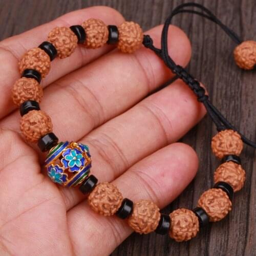KEJIALAI Handmade Cloud Boddha Bracelet Buddhist Beads Bracelets Meditation Women Men Bangle Religious Strand Bracelet KJLFZ120