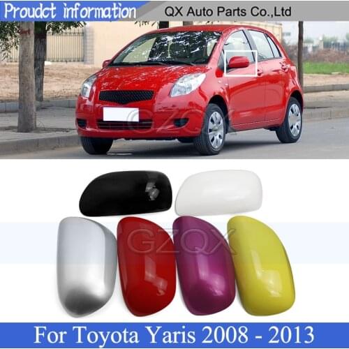 CAPQX Rearview Mirror Cover Shell Lid For Toyota Yaris 2008 2009 2010 2011 2012 2013 Outside Mirror Lid Mirror Shell Housing