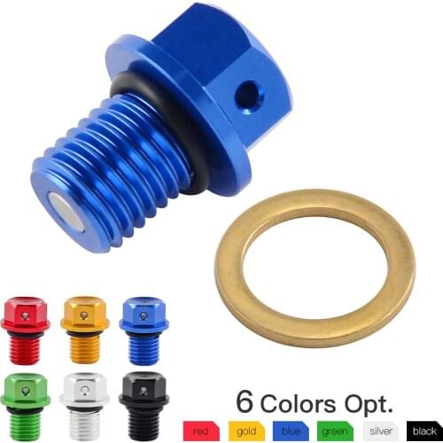 Magnetic Oil Drain Plug Bolt For Yamaha MT03 MT25 R3 R25 YZ80 125 250 400F 426F 460 490 YZ250X WR250R/X XT250X SEROW 250 TRICKER