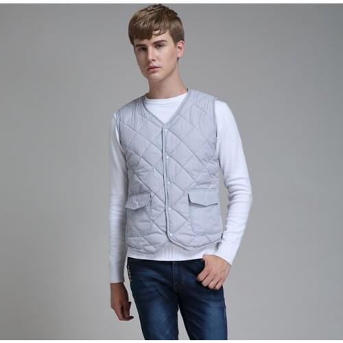 Vest Men New Stylish 2019 Autumn Winter Warm Jacket Mens Vest Fashion Casual Coats Mens