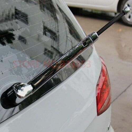 4pcs/set Car cover styling ABS chrome rear tail window windshield windscreen wiper sticker trim for VW Golf 7 MK7 2015 2016