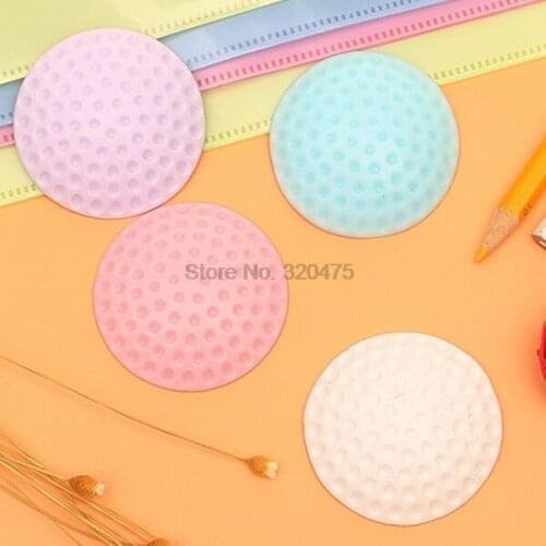 By dhl 2000pcs high quality Wall Thickening Mute Door Golf Modelling Rubber Door Lock Protective Pad Protection wall stick