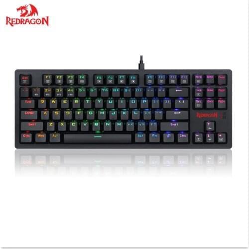 Redragon K598-KNS 2.4G+ wired dual mode connection RGB Backlit Computer Keyboard with blue Switches fo