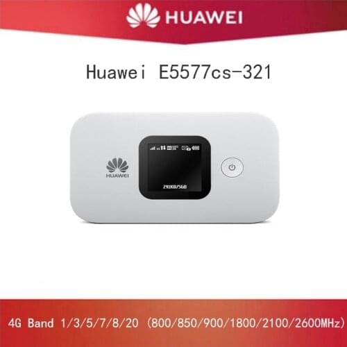 Unlocked HUAWEI E5577Cs-321 E5577 4G LTE Cat4 1500mah Mobile Hotspot Wireless WIFI Router Pocket +2PCS ANTENNA E5577S-321