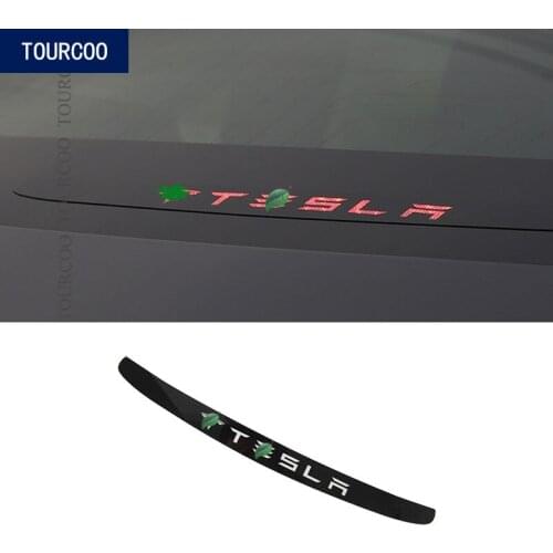 Car Styling Rear Brake Light Cover Sticker Acrylic Stoplight Modified Garnish Rear Window Cover Sticker