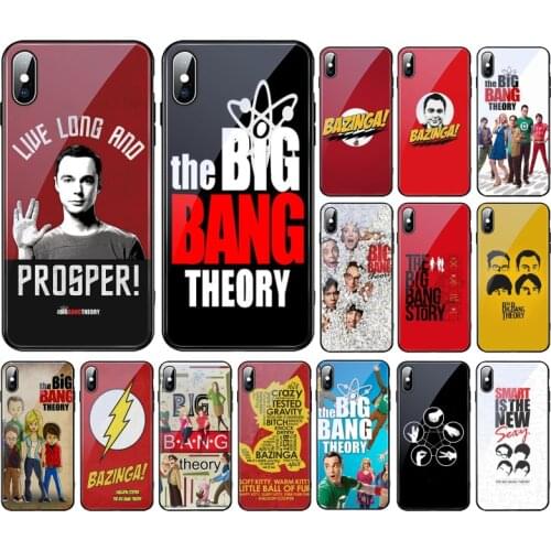The Big Bang Theory Tempered Glass phone case For iphone 11 Pro Max For iphone 12 11 Pro Max XS XR X 8 7 Plus SE2 Case
