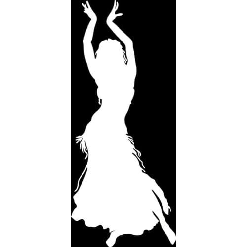 10*4.3cm Belly Dancer Dance - Dancing Middle Car Laptop Vinyl Decal Sticker Beautiful Creativity Classic Attractive Car Styling