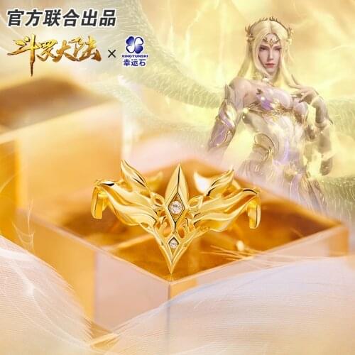 [The Land Of Warriors]Douluo Continent Anime Ring 925 Sterling Silver Tang San Snow Douluo Dalu Shrek Action figure Gift