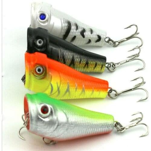 Ultrabook within Temptation Bionic simulation Lure 5cm 7.4g Popper False bait fishing Gifts 4 colors False fishing bait