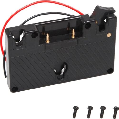 Gold Mount Battery Camera Adapter Plate for Panasonic Camcorder Power B-Tap Anton Bauer Battery