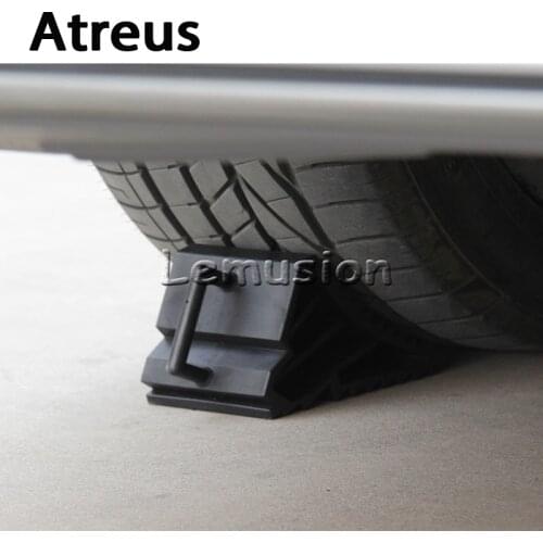 Atreus 2pcs Car Styling Rubber Stop Slip Control sticker For VW Polo Passat b5 b6 b7 golf 4 7 5 Touran Toyota Corolla Avensis