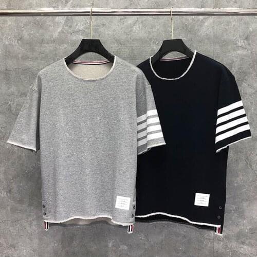 2021 Fashion Brand T-Shirt Men Tassels Short Casual Clothing Summer O-neck Cotton Loose Hip Hop Half Sleeve Shirts