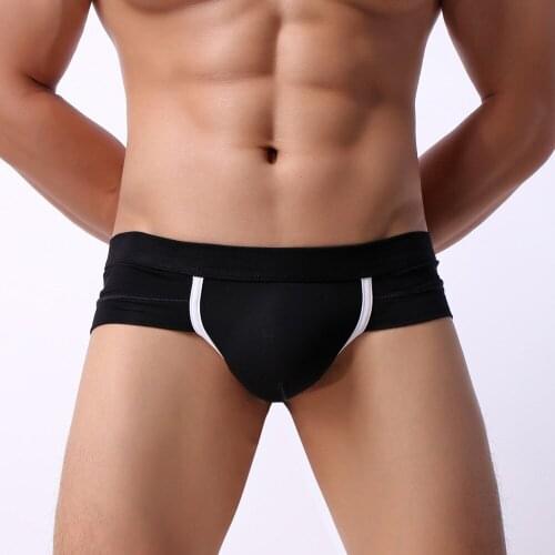 2021 Sexy Men Briefs Underwear Sexy Cotton Men Boxer Shorts Bulge Pouch Underpants Male Gay Underwear ropa interior hombre