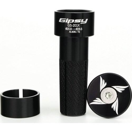 Gipsy GS-201X Balance Bike Stem Insert Conversion Adaptor For 20.8mm Fork To 28.6mm For Balance Bike STRIDE PRO