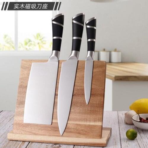 Acacia Wood Stroger Magnetic blade holder,Acacia wood magnetic plate knife holder,Kitchen knife holder