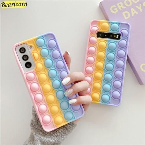 Pop Case For Samsung Galaxy A51 A71 A31 A21s A11 A12 A32 A52 A72 A01 A02s A20 A20e A30s A50 A70 A10e M01 M11 M12 M02s F12 F02s