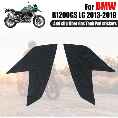 For BMW R1200GS R 1200 GS R1200GS R 1200GS LC 2013-2019 Motorcycle Anti Slip Fiber Gas Tank Pad Stickers Decals Protective Pads