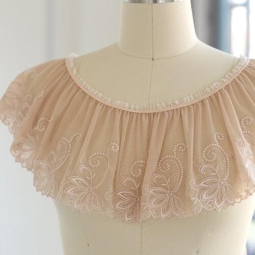 15cmx100cm Elastic Clothing Lace Lace Decoration Handmade DIY Princess Dress Decoration Accessories Curtain Decoration