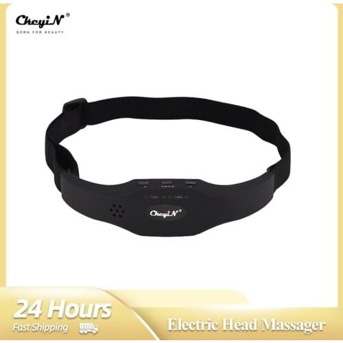Insomnia Treatment Head Migraine Pain Relief Massager Equipment Soothe Anxiety Release Stress Headband Electric Head Massager