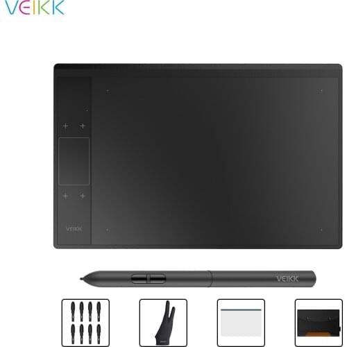VEIKK A30 Graphic Drawing Tablet for Online Teaching & Learning 10x6 inches Large Active Area Digital Drawing Pad For Artists