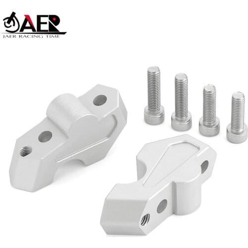JAER Motorcycle CNC Handlebar Riser for BMW F750GS 2018 2019 Clamp Mount Height up Adapters