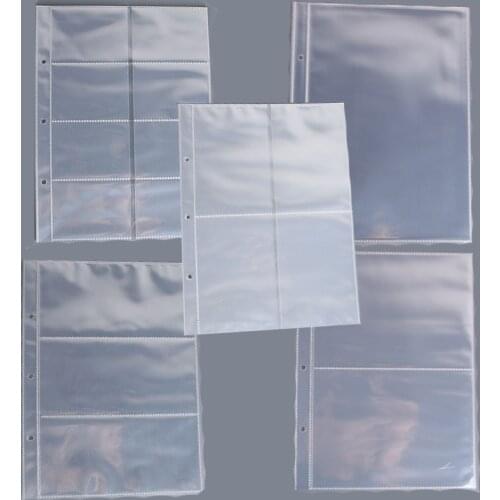 25Pages 1 2 3 4 8 Pockets Photo Album Cards Page For Magical currency Ticket Collection Board Game Cards star Post card