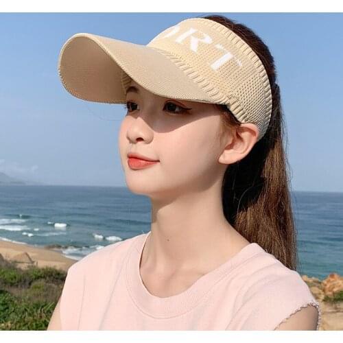 Summer Empty Top Female Cap Casual Korean Breathable New Sun Duck Tongue Cap Women Men Outdoor Sports Cycling Sun Cap Sunglass