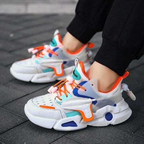 New Kids Autumn Mesh Sneakers Tennis Sports Shoes for Boys Girls Lightweight Children Casual Breathable Waterproof Running Shoes