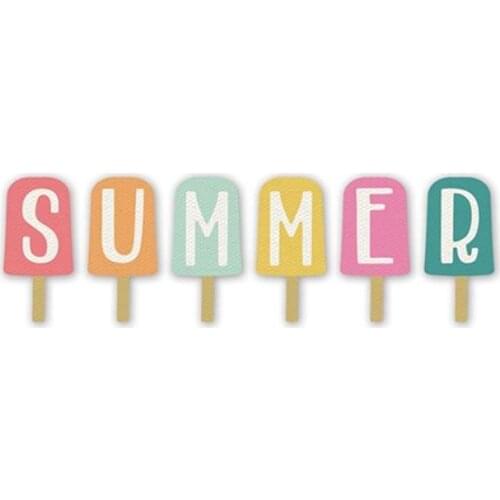 Summer Popsicles Snacks Metal Cutting Dies and Clear Stamps Cut Die Mold Blade Knife Punch Scrapbook Paper Craft Make Albums