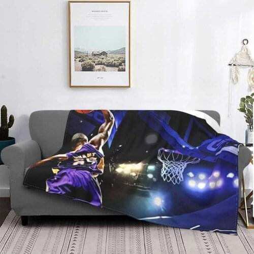 Slam Bryant Blue Best Selling Room Household Flannel Blanket Man Cool Daydream 2001 Valentine Johnson February Tim Duncan