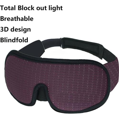 3D Blocking Light Sleeping Eye Mask Soft Padded Travel Shade Cover Rest Relax Sleeping Blindfold Eye Cover Sleep Mask Eyepatch