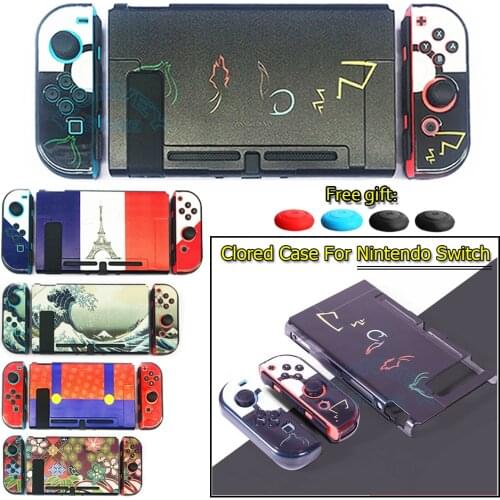 For Nintend Switch PC Case NS Protective Housing Hard Shell Colored Skin for Nintendo Switch Game Console Accessories