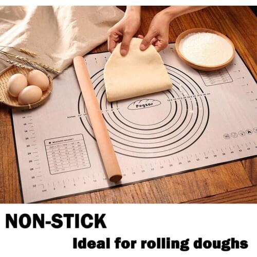 Multi-size Silicone Baking Mat Sheet Extra Large Baking Mat for Rolling Dough Macaroo Pizza Dough Non-Stick Maker Holder Pastry